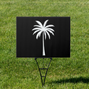 Cool Summer Vacation Sunset Beach Palm Tree Sign
