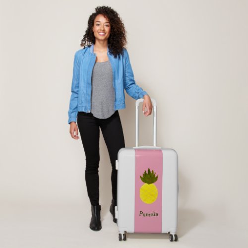 Cool Summertime Pineapple Luggage