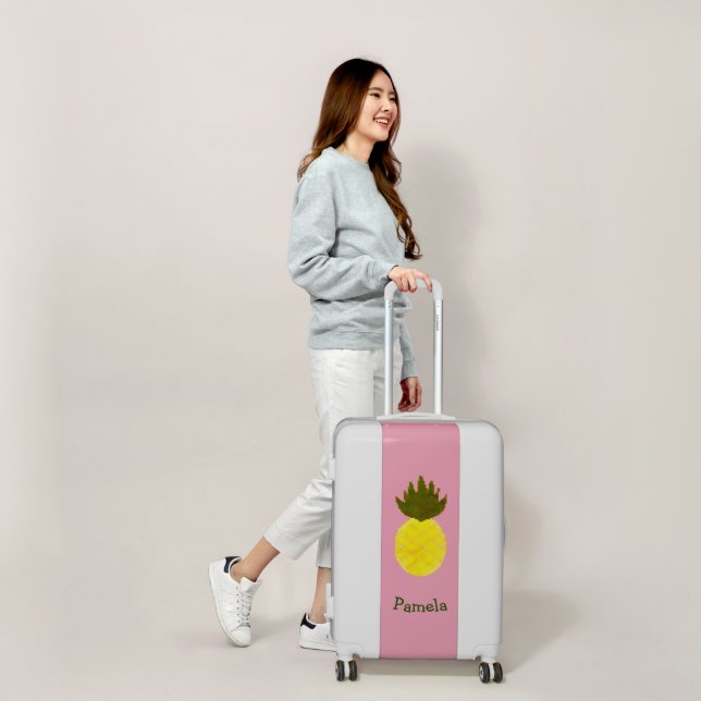 Cool Summertime Pineapple Luggage (Scale)