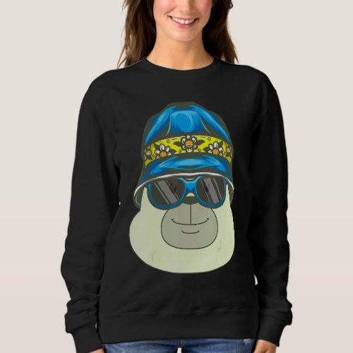 Cool Sunglasses  Arctic Animal  Polar Bear 1 Sweatshirt