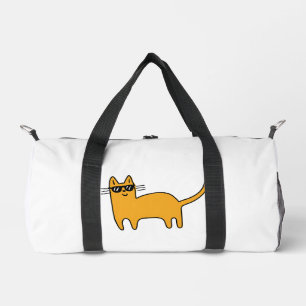 Cool Sunglasses Cat Duffle Bag