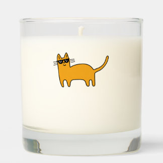 Cool Sunglasses Cat Scented Candle