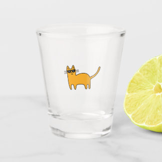 Cool Sunglasses Cat Shot Glass