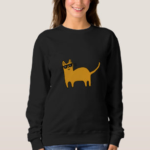 Cool Sunglasses Cat Sweatshirt