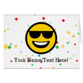 Cool Sunglasses Emoji (Front Horizontal)