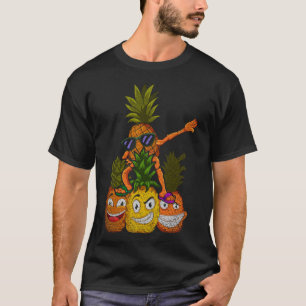 Cool Sunglasses Exotic Summer Fruit Funny Dabbing T-Shirt