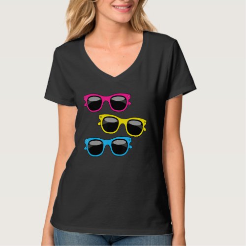 Cool Sunglasses Pansexual Pride Month Lgbtqia Pans T_Shirt