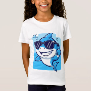 Cool Sunglasses Shark Thumbs‑Up Art T-Shirt