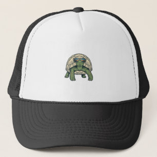 Cool Sunglasses Tortoise Vintage Vector Design_1 Trucker Hat