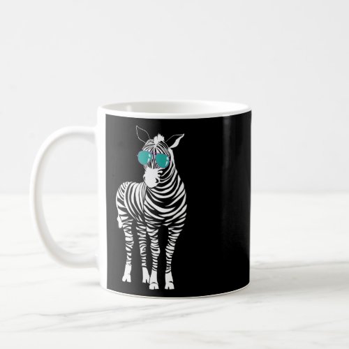 Cool Sunglasses Zebra Zookeeper Wildlife Animal  Coffee Mug