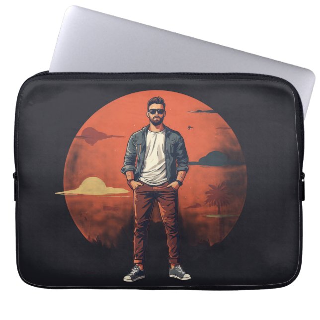 COOL SUNSET LAPTOP SLEEVE (Front)