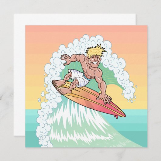 Cool Sunset Surfer (Front/Back)