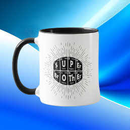 Cool super Brother monogram Mug