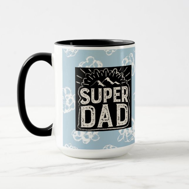 Cool Super Dad Coffee Mug  (Left)