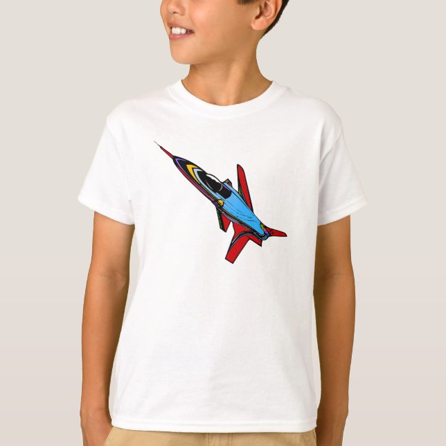 Cool Supersonic Jet-Fighter Design for All T-Shirt (Front)