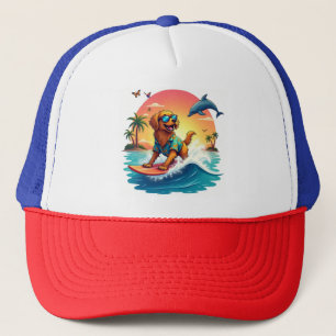 Cool Surf Dog 🧢 Tropical Retriever Style Hat
