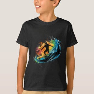 Cool Surfer Boys Graphic Men Surfing T-Shirt