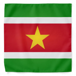 Cool Suriname Flag Fashion Bandana