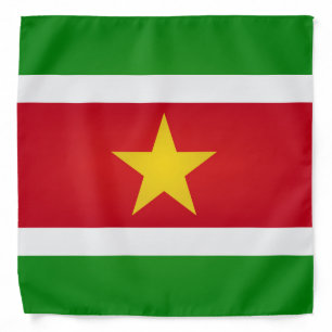 Cool Suriname Flag Fashion Bandana