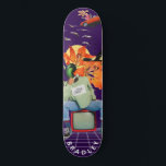 Cool Surreal Funny Unique Custom Personalized Name Skateboard<br><div class="desc">Cool Surreal Funny Unique Custom Personalized Name Skateboard features your personalized name in modern typography on a fun collage of cars, planes, ducks, flowers, birds and a person. Personalize by editing the text in the text box provided. Give a custom made gift, personalized skateboard to your favorite skateboarder for Christmas,...</div>
