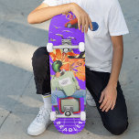 Cool Surreal Funny Unique Custom Personalized Name Skateboard<br><div class="desc">Cool Surreal Funny Unique Custom Personalized Name Skateboard features your personalized name in modern typography on a fun collage of cars, planes, ducks, flowers, birds and a person. Personalize by editing the text in the text box provided. Give a custom made gift, personalized skateboard to your favorite skateboarder for Christmas,...</div>