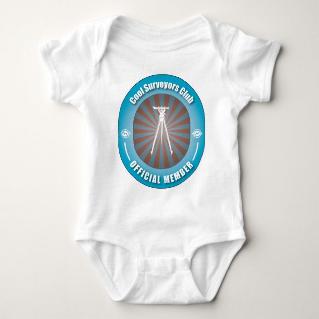 Cool Surveyors Club Baby Bodysuit (Front)
