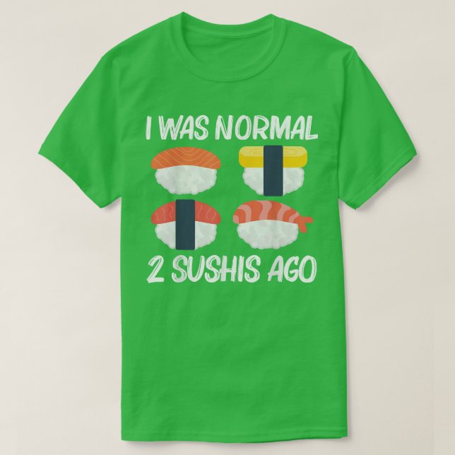 Cool Sushi For Men Women Japanese Sashimi Seafood  T-Shirt (Design Front)