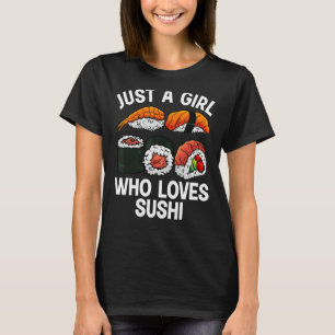 Cool Sushi For Women Teen Girls Sushi Lovers Japan T-Shirt
