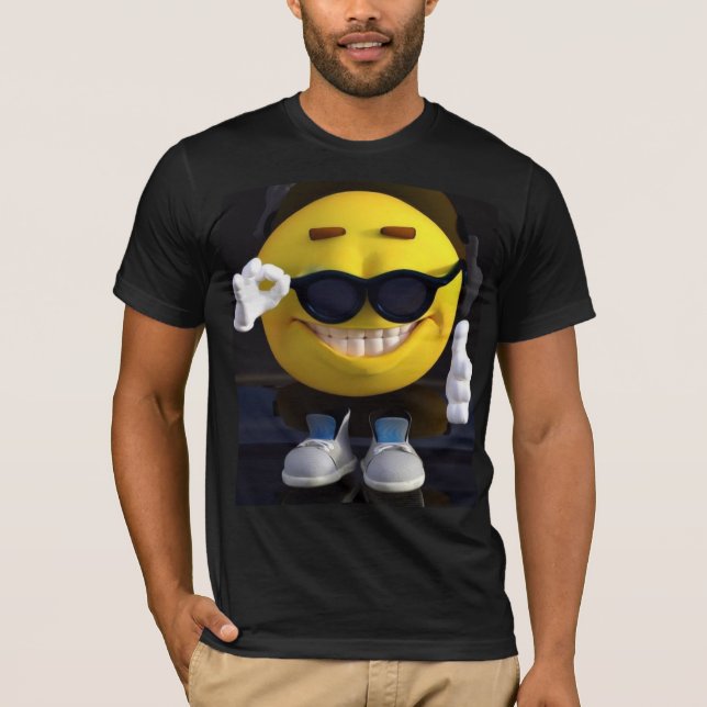 Cool Swag Emoji Tipping Shades T-Shirt (Front)