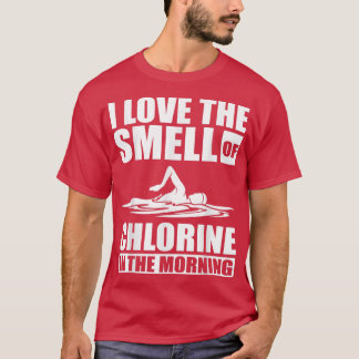 Cool Swimming Art Men Women Swimmer Swim Lover Poo T-Shirt