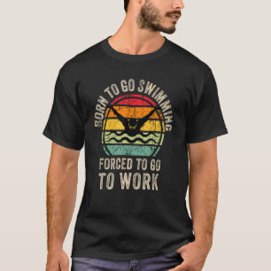 Cool Swimming Sport Graphic Swimming Swimmer Men W T-Shirt