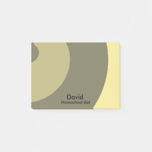 Cool Swirls Homeschool Dad Post-it Notes