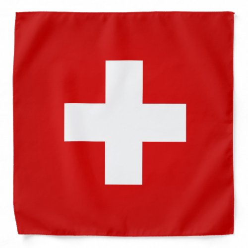 Cool Switzerland Flag Fashion Bandana