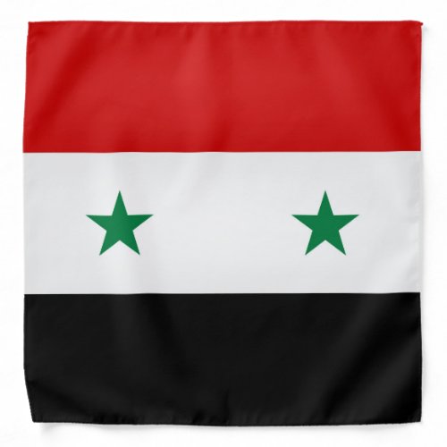 Cool Syria Flag Fashion Bandana