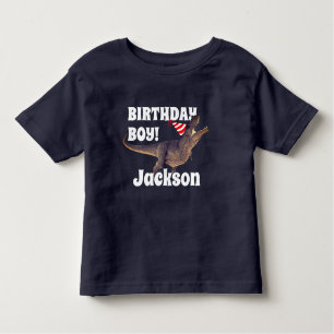 Cool T-Rex Birthday Party Toddler T-shirt