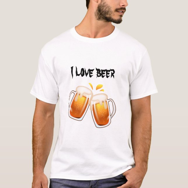 cool t-shirt for beer lovers (Front)