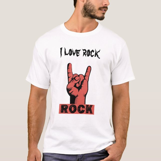 cool t-shirt for rock lovers (Front)