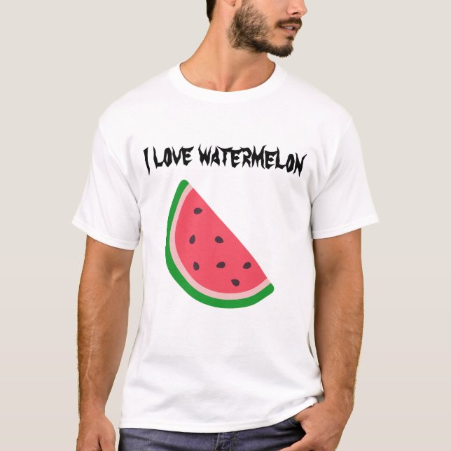cool t-shirt for watermelon and summer lovers (Front)