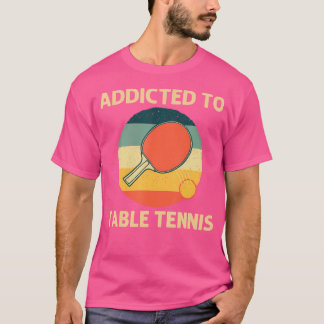 Cool Table Tennis For Men Women Ball Paddle Ping P T-Shirt