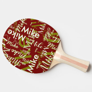 Cool Table.Tennis.Paddle Oversized Name Ping Pong Paddle