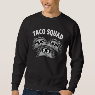 Cool Taco For Men Women Kids Taco Mexican Dish Sweatshirt