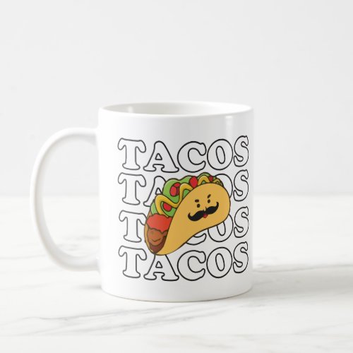 Cool Tacos design Coffee Mug