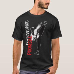 Cool Taekwondo Poomsae Blackbelt Uniform T-Shirt