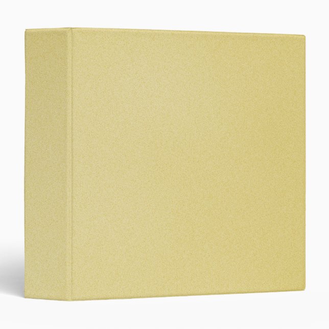 Cool Tan Grainy Look 3 Ring Binder (Front/Spine)