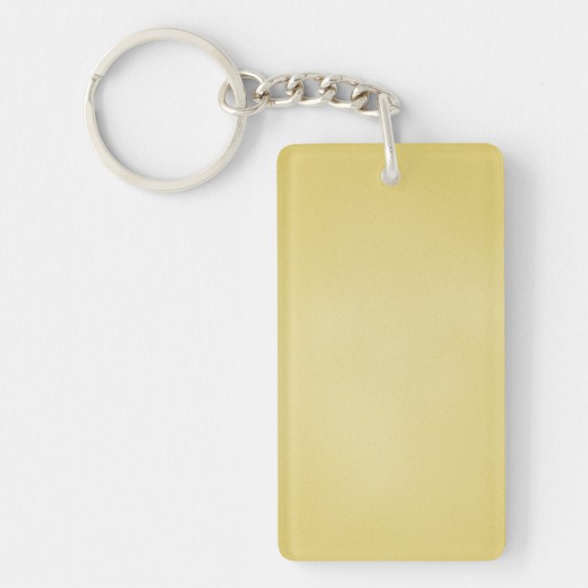 Cool Tan Grainy Look Keychain (Front)