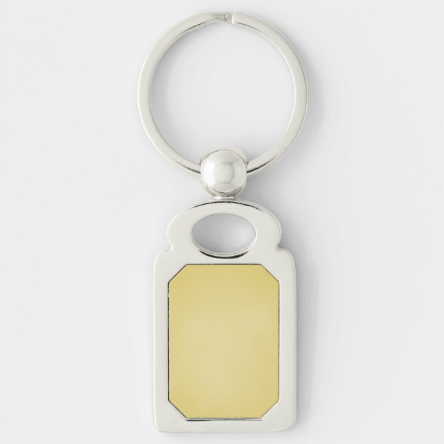 Cool Tan Grainy Look Keychain (Front)