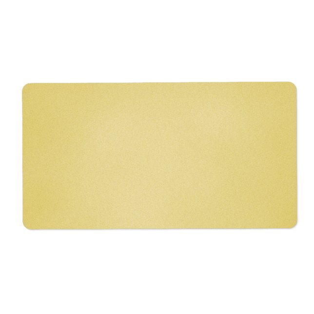 Cool Tan Grainy Look Label (Front)