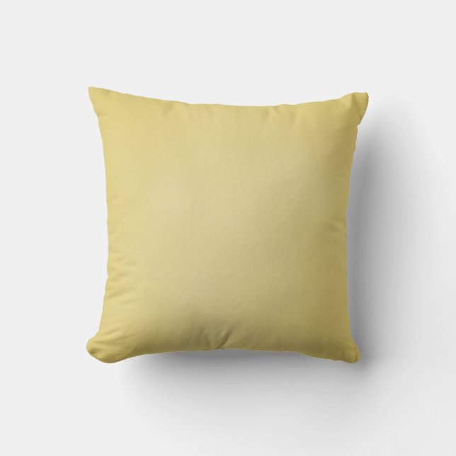 Cool Tan Grainy Look Throw Pillow (Front)