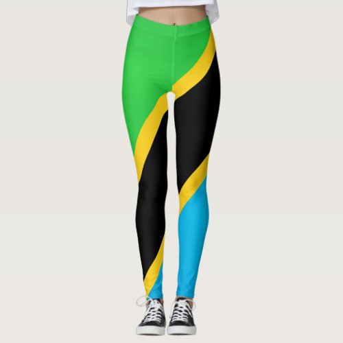 Cool Tanzania Flag Fashion Leggings