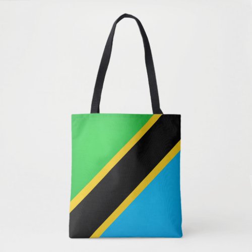 Cool Tanzania Flag Fashion Tote Bag